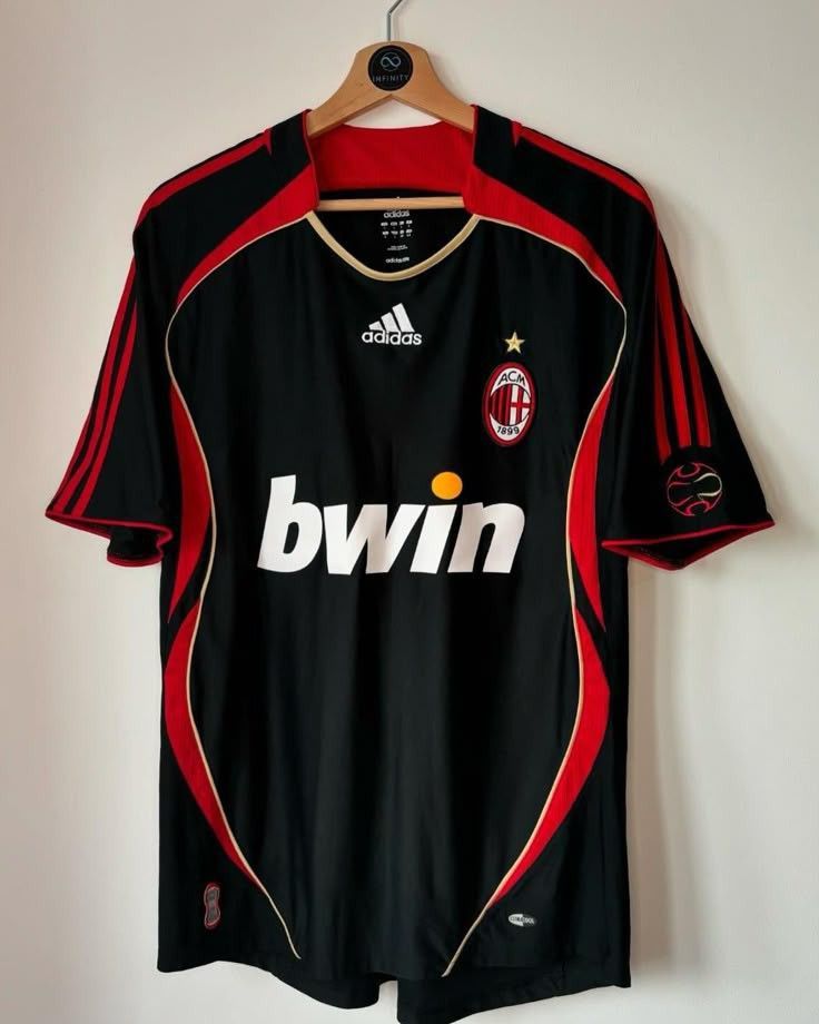 Adidas AC Milan 2006/07 Retro Third Jersey - "The Diavoli" Black & Red Edition